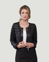 INSIGHT BCJ10108E MESH STRIPE NOVELTY JACKET BLACK