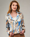 INSIGHT BCJ1809MPR METALLIC PRINT JACKET SEA GARDEN