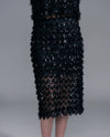 INSIGHT BCS1808G MESH SEQUIN SKIRT black