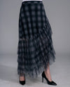 INSIGHT BCS7703 NOVELTY PLAID SKIRT black multi