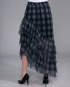 INSIGHT BCS7703 NOVELTY PLAID SKIRT black multi back