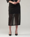 INSIGHT BCS8767 SUMMER SETS SKIRT BLACK