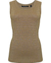 INSIGHT BCT8767TK RIBBED SHIMMER TANKTOP rose gold