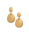 BRIGHTON JA0180 MERIDIAN ORBIT GOLD POST DROP EARRING
