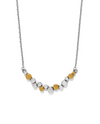 BRIGHTON JM0019 PEBBLE EDGE CRESENT BAR NECKLACE
