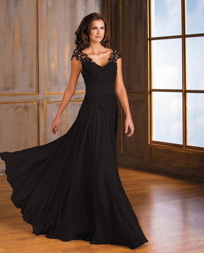 JADE JASMINE J175001 CAP SLEEVE LACE TOP GOWN JADE JASMINE J175001 CAP SLEEVE LACE TOP GOWN