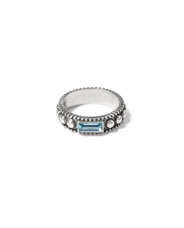 BRIGHTON J6318B PRETTY TOUGH GEM AQUA RING