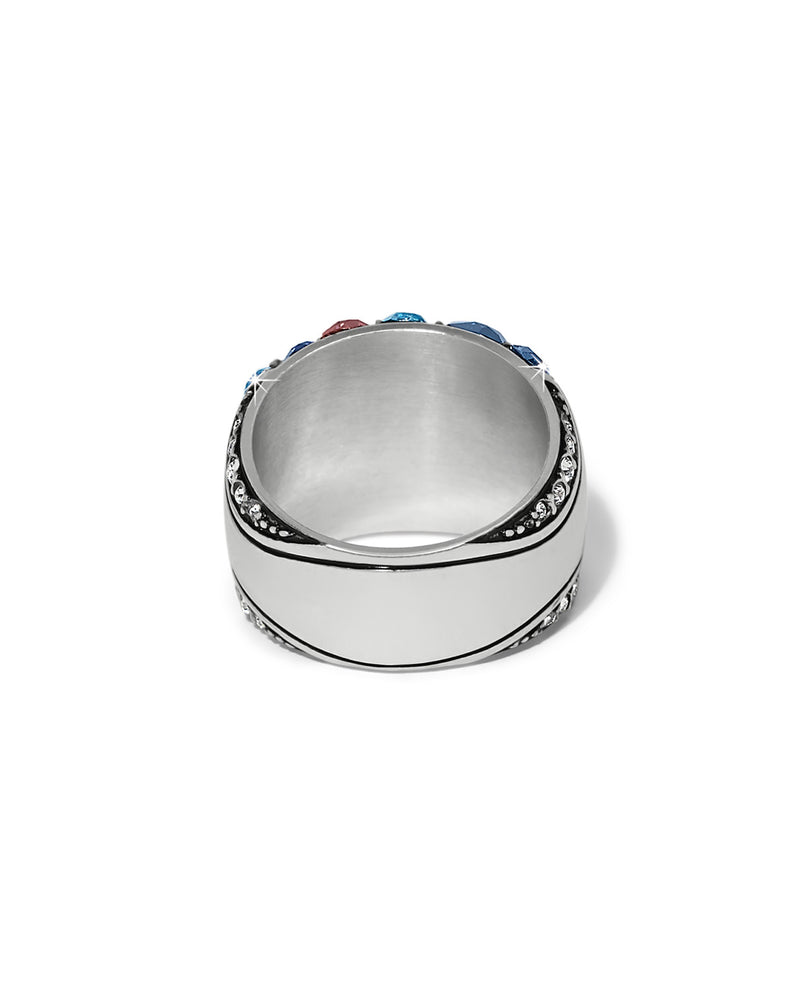BRIGHTON J63423 TRUST YOUR JOURNEY BLUES RING
