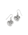 BRIGHTON JA0004 INTERLOK CURVE HEART FR WR EARRING