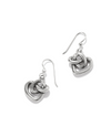 BRIGHTON JA0004 INTERLOK CURVE HEART FR WR EARRING