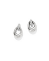 BRIGHTON JA0008 MERIDIAN GEO OVEAL MINI POST DROP EARRING