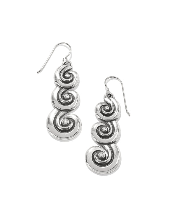 BRIGHTON JA0018 CONTEMPO MODA SWIRL FRENCH WIRE EARRING