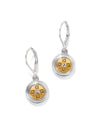 BRIGHTON JA0024 MOSAIC ROUND MINI LEVERBACK EARRING