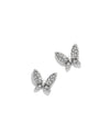 BRIGHTON JA0027 ENCHANTING BUTTERFLY SILVER POST EARRING