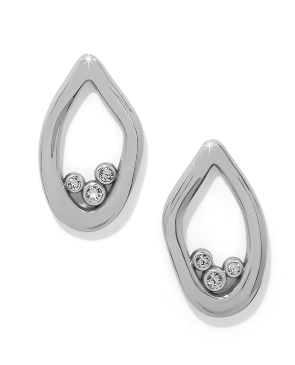 JA0230 CASCADE LUMINA SILVER POST EARRING