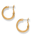 BRIGHTON JA0263 LOVE KNOWS GOLD HOOP EARRING