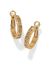 BRIGHTON JA0263 LOVE KNOWS GOLD HOOP EARRING