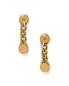 BRIGHTON JA0264 TRUST LIFE GOLD POST DROP EARRING