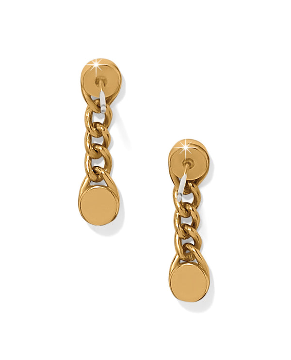 BRIGHTON JA0264 TRUST LIFE GOLD POST DROP EARRING