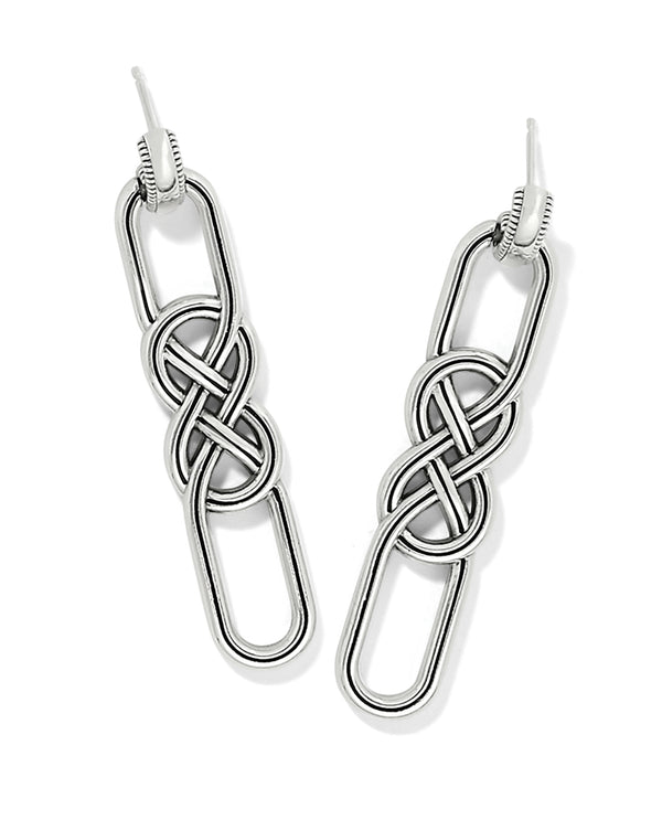 BRIGHTON JA9901 INTERLOCK BRAID DROP EARRING