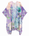 JC0710 PRINT KIMONO PURPLE HYDRANGEA - 33