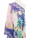 JC0711 PRINT SCARF PURPLE HYDRANGEA - 12