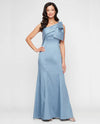 JEANNE ALEXANDER ONE SHOULDER MIKADO 8138066 slate