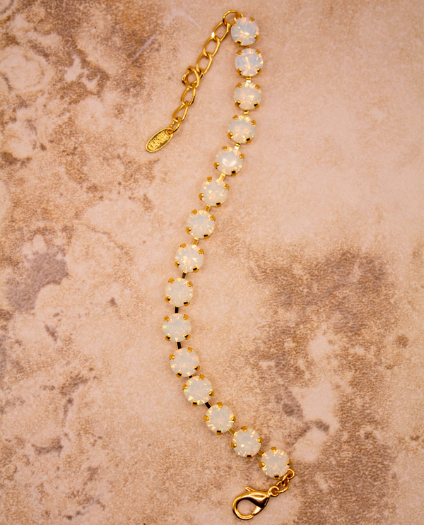 JESS BRACELET GOLD WHITE OPAL