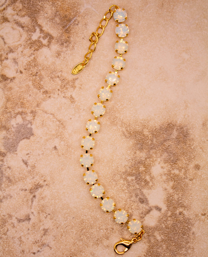 JESS BRACELET GOLD WHITE OPAL