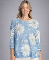 JESS & JANE BC4-2216 DAISY POP BOUCLE CONTRAST TUNIC