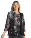 JESS & JANE FB11-2241 MIDNIGHT SIDE-SLIT TUNIC