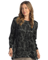 JESS & JANE SIDE SLIT TUNIC TOP KIT CAT