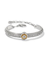 BRIGHTON JF0145 MOSAIC TWO TONE BAR BRACELET