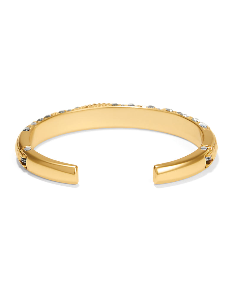 BRIGHTON JF0147 TRUST YOUR JOURNEY GOLD HINGE BRACELET