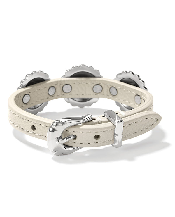 BRIGHTON JF019C MOSAIC PASEO SHOE WHITE BANDIT BRACELET