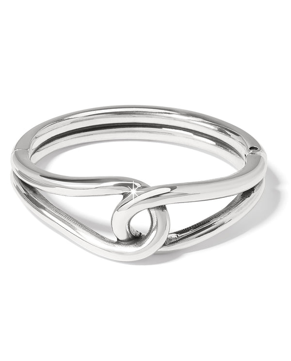 BRIGHTON JF0219 INTERLOK CURVE HINGE BANGLE