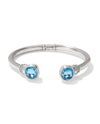 BRIGHTON JF0222 MERIDIAN AURORA AQUA HING BRACELET