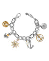 BRIGHTON JF0340 ANCHORS AWEIGH CHARM BRACELET