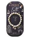 JILZARAH 495-269 SILENT NIGHT PEACE ON EARTH BRACELET
