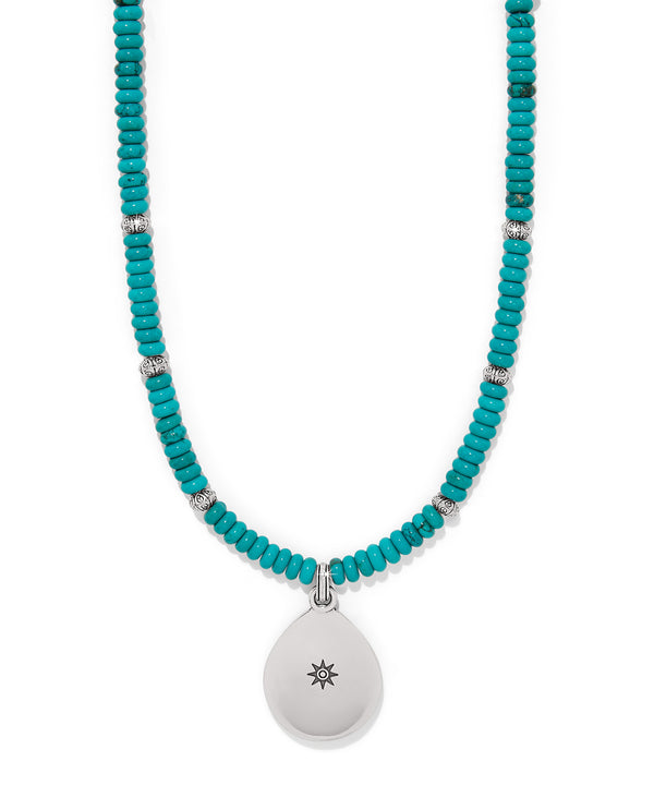 BRIGHTON JM0000 MOSAIC HORIZON TURQ NECKLACE