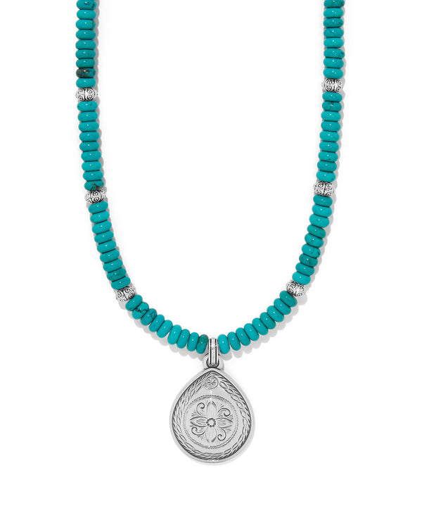 BRIGHTON JM0000 MOSAIC HORIZON TURQ NECKLACE