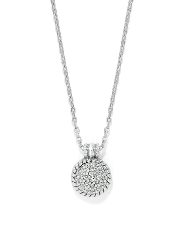 BRIGHTON JM0134 ILLUMINA CELESTE DOME SILVER NECKLACE
