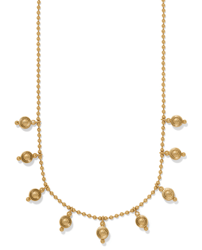 BRIGHTON JM7528 TWINKLE MOD GOLD DROPLET CRYSTAL NECKLACE