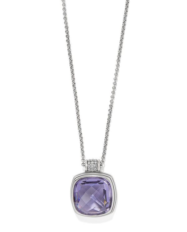 BRIGHTON JM758E AURORA LARGE TANZANITE CRYSTAL NECKLACE