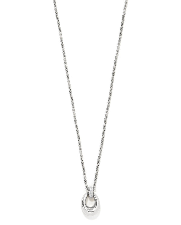 BRIGHTON JM7594 MERIDIAN GEO OVAL MINI NECKLACE