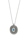 BRIGHTON JM759B PRETTY TOUGH GEM AQUA NECKLACE