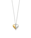 BRIGHTON JM7603 PRECIOUS HEART 2 TONE NECKLACE