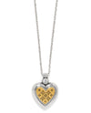 BRIGHTON JM7611 MOSAIC HEART PET 2-TN NECKLACE