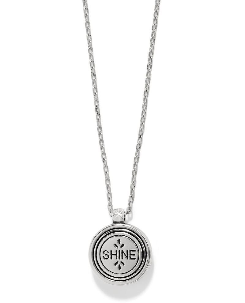 BRIGHTON JM7613 MOSAIC ROUND MINI 2 TONE NECKLACE