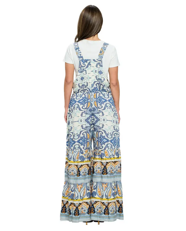 YAK & YETI 25165 FLORAL BOHO JUMPER GREY